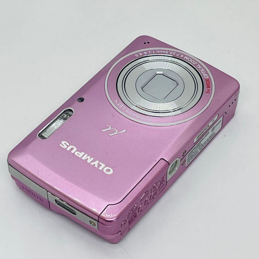 ★美品★ OLYMPUS コンパクトデジタルカメラμ-5010 ピンク