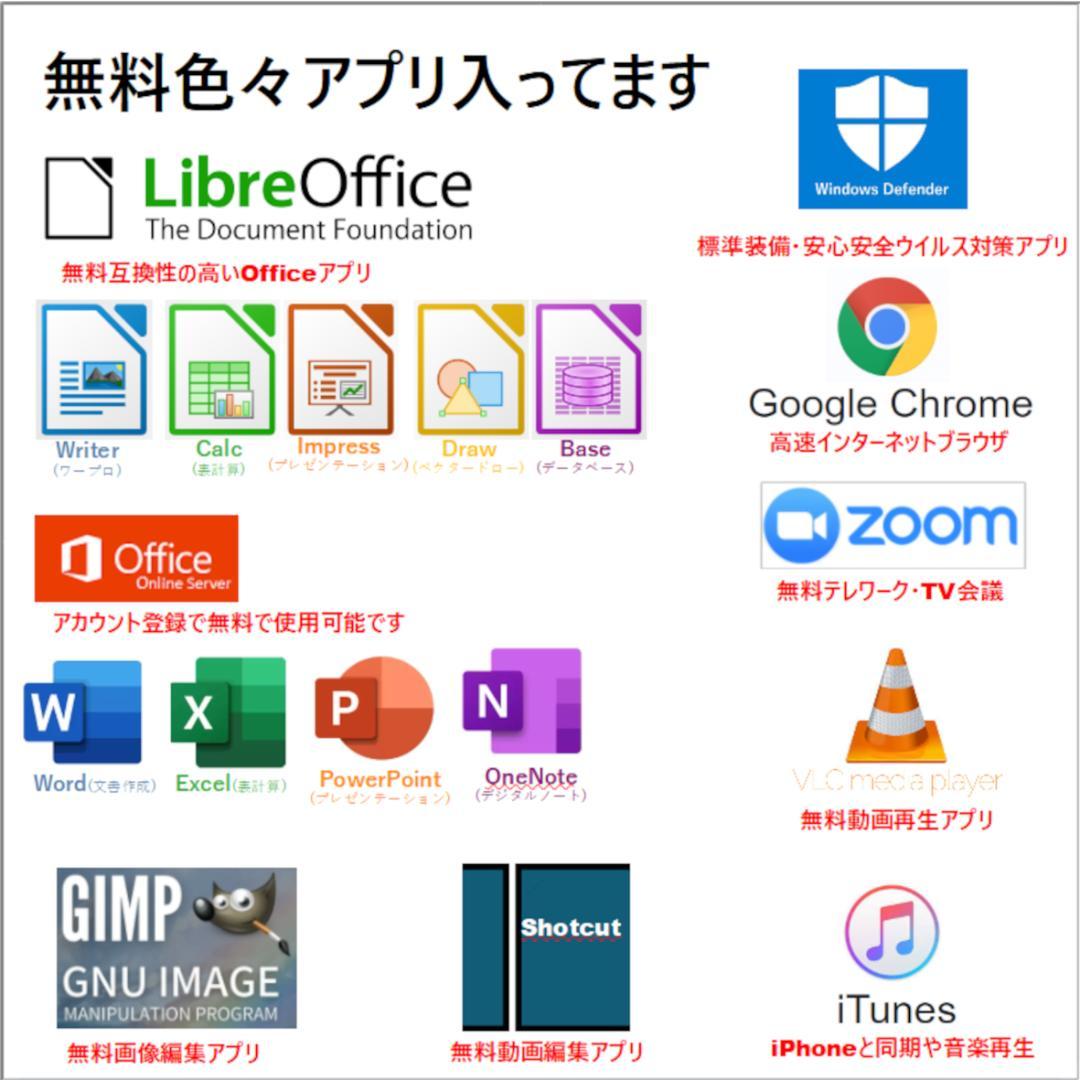 Windowsノート本体 mousecomputer Windows11 Core i7 SSD 2017