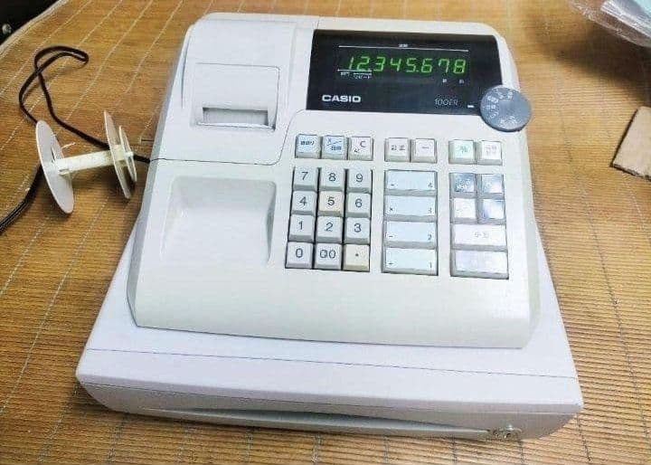 カシオレジスター　100ER　簡単便利特殊　送料込　464111