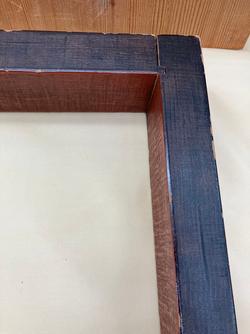 茶道具 炉縁　布槢四季七宝蒔絵　塗師　川瀬表完作