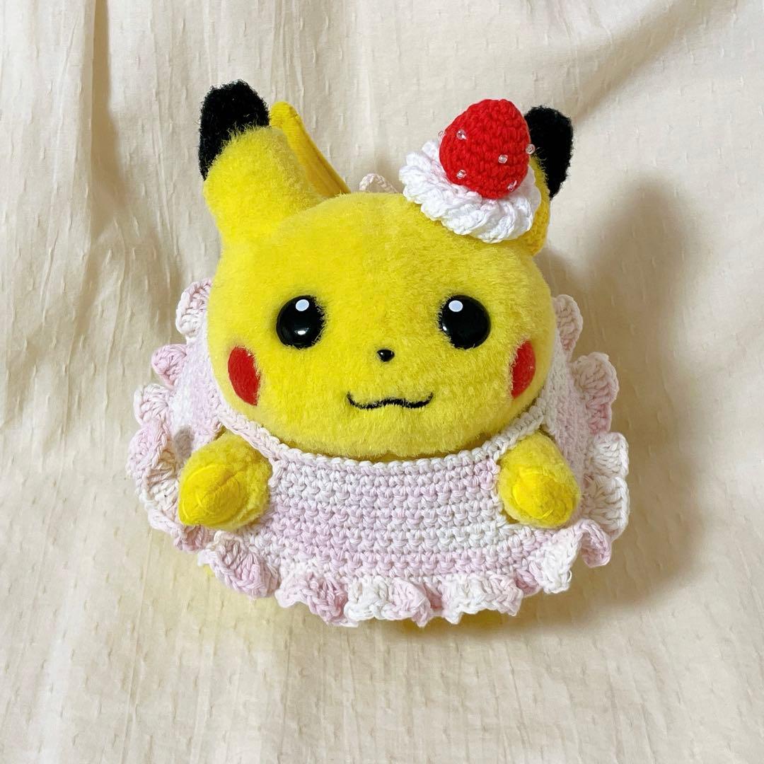 3点セット いちごミルクシリーズ ハンドメイド 初期ピカチュウ