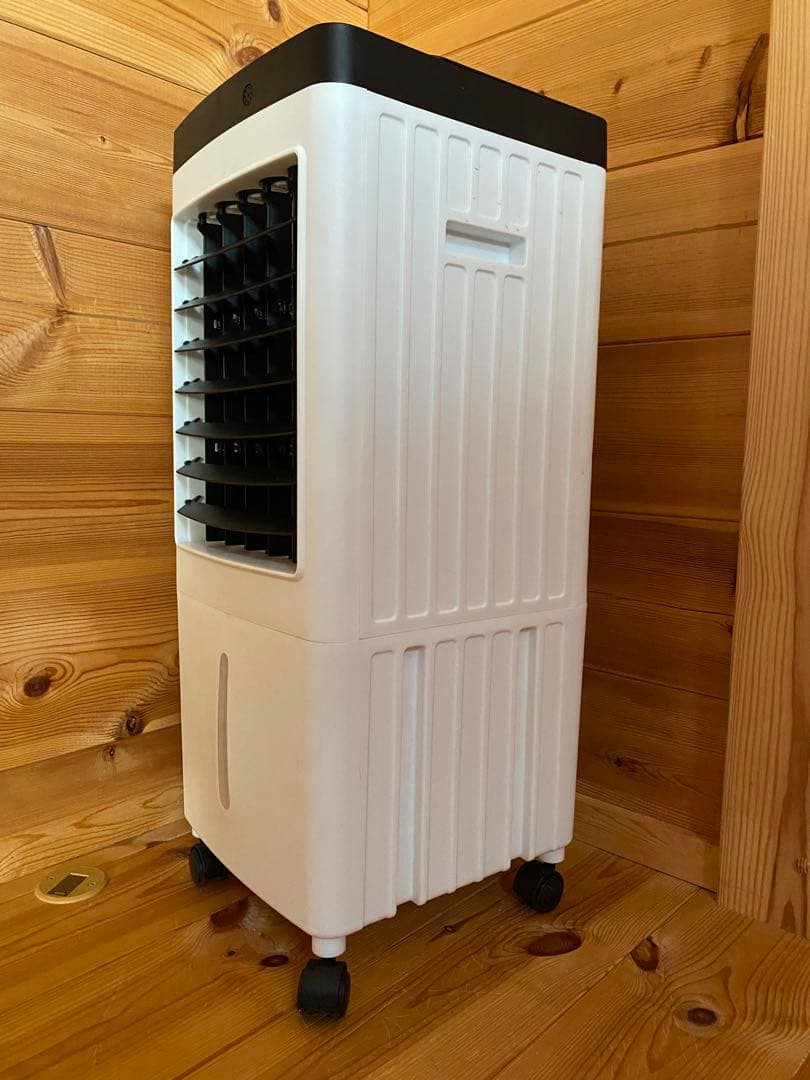 冷風機 冷風扇風機　ホワイト×ブラック