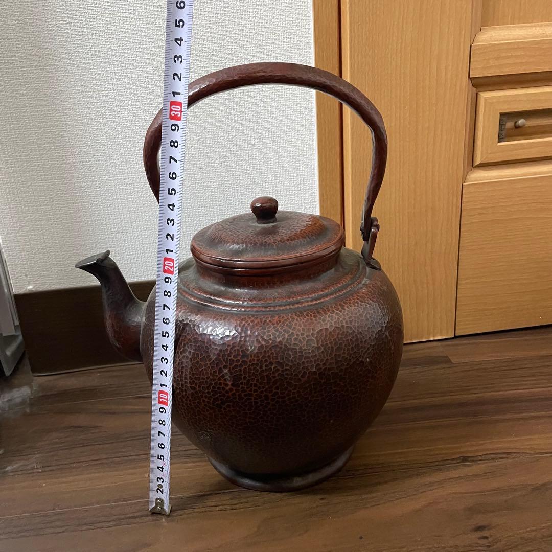 銅製　天晴堂　やかん