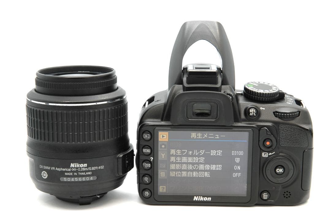 動作品 Nikon D3100 18-55 VR レンズキット スマホ転送