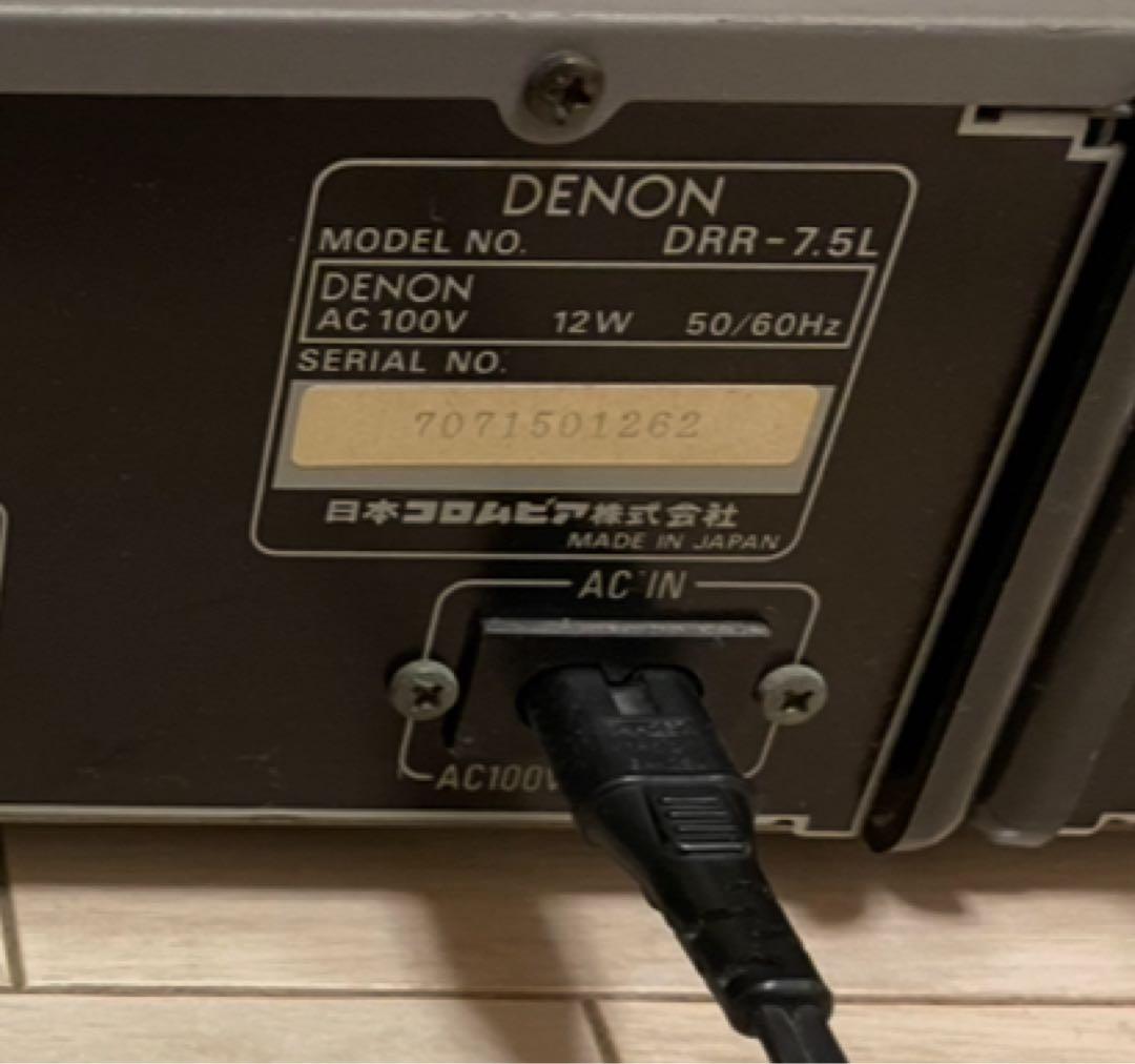 DENON カセットデッキ&MDプレイヤー訳あり