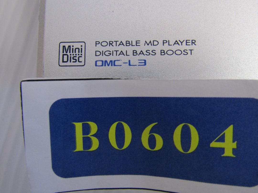 B0604 KENWOOD ポータブル MD プレーヤー DMC-L3