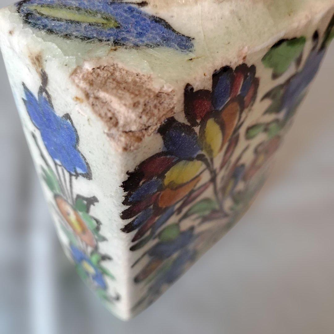 初期オスマン帝国時代製(?) イズニ-ク陶器(花瓶/水指し)
