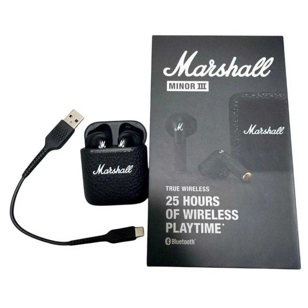 Marshall MINOR III ワイヤレスイヤホン 美品 箱付