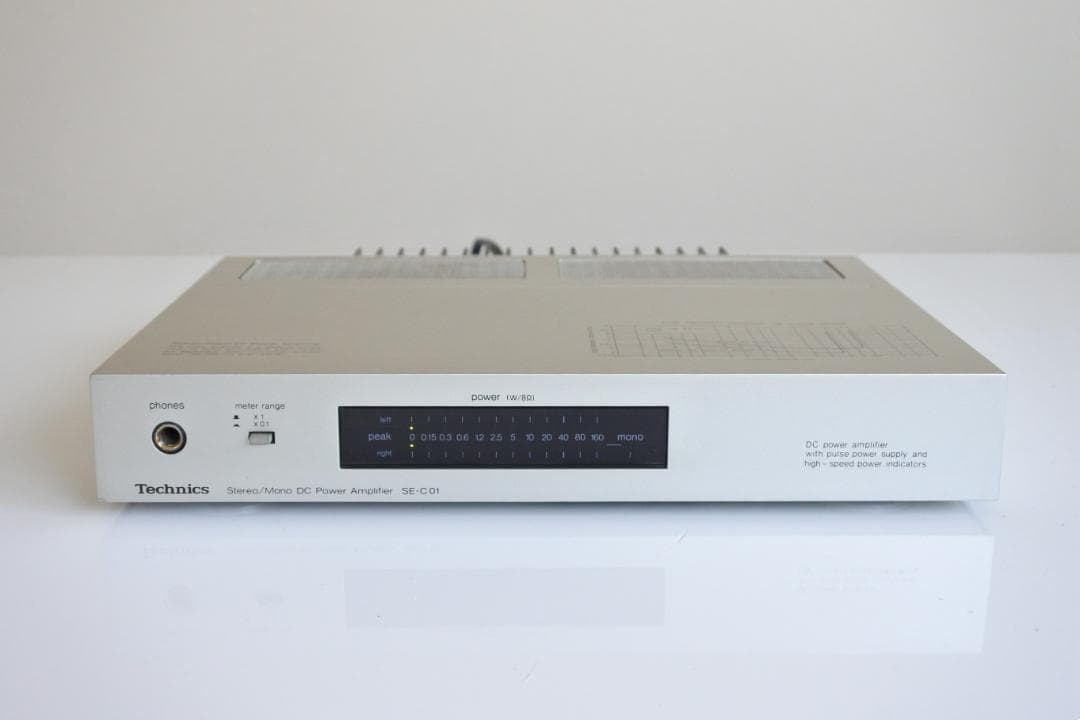 ■Technics SE-C01 パワーアンプ　オーバーホール製品　正常動作品■