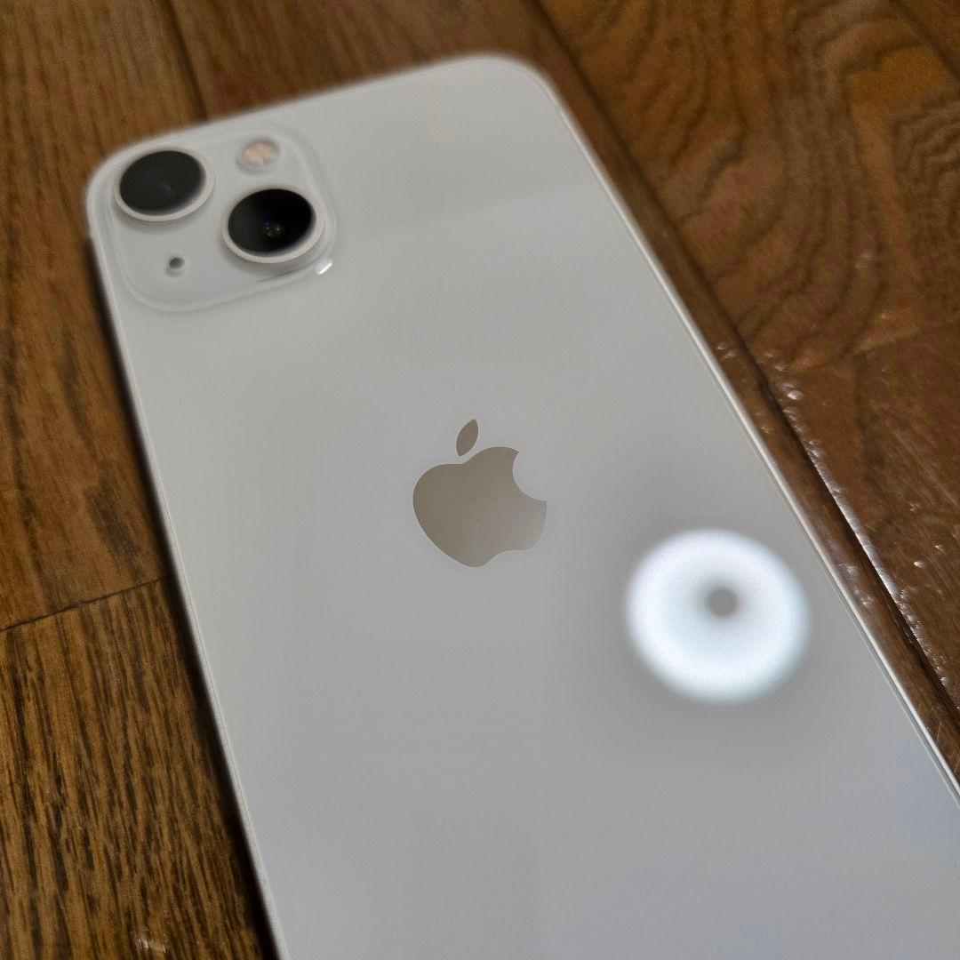 【美品】iPhone13 本体 128g スターライト ホワイト 白