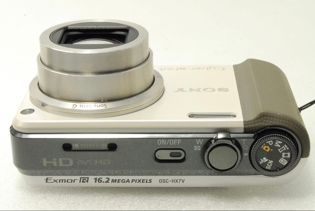 SONY DSC-HX7V ❤️スマホ転送 動作確認済 ホワイト ソニー コンデジ