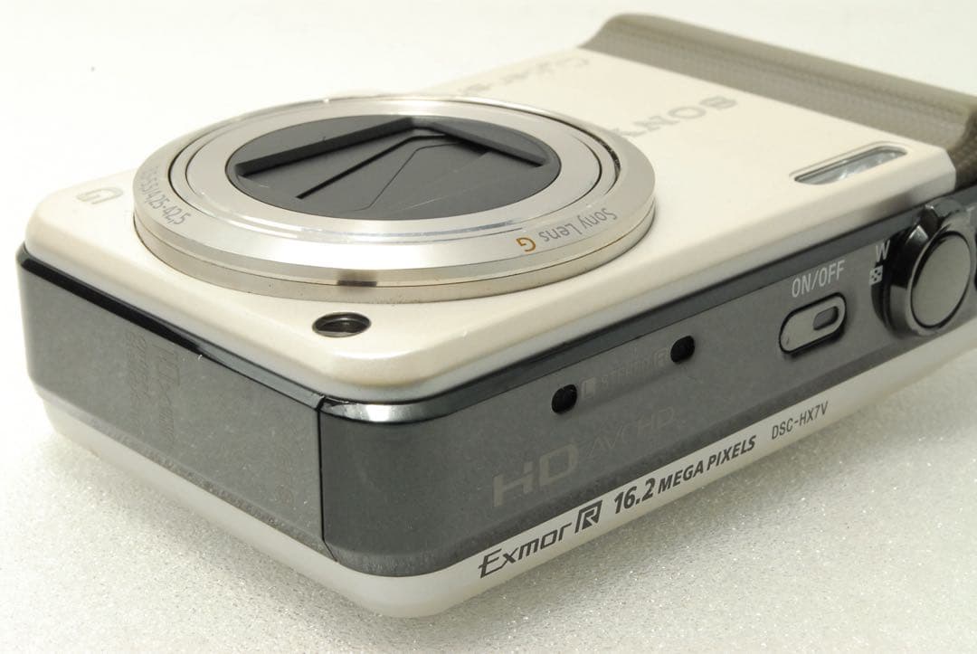 SONY DSC-HX7V ❤️スマホ転送 動作確認済 ホワイト ソニー コンデジ