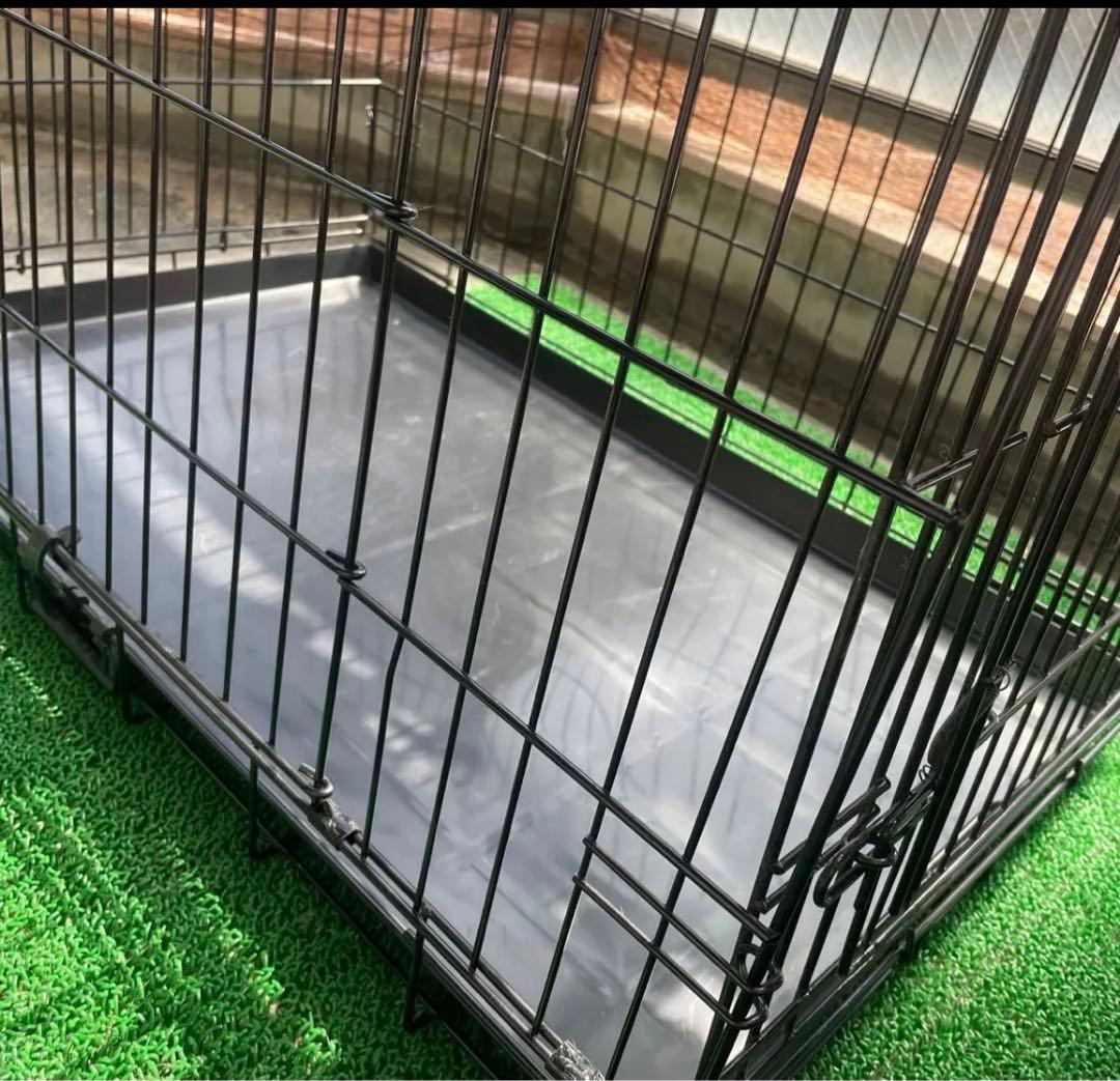 プチリュバン　 ペットケージ　LLサイズ 大型犬用引き出し式トレイ付きケージ