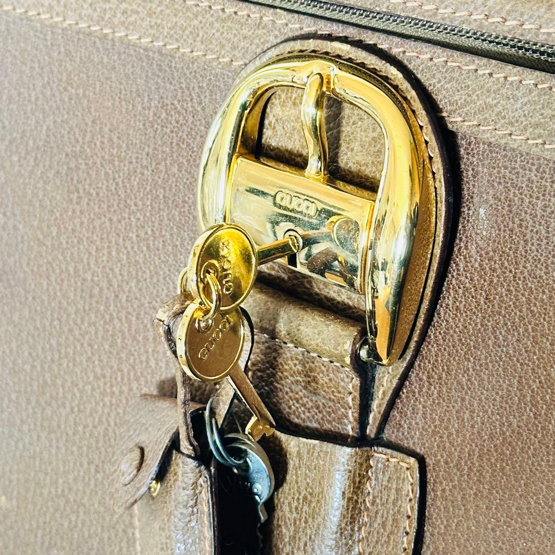 ヴィンテージ✴︎グッチ✴︎オールレザー✴︎ボストンバッグ