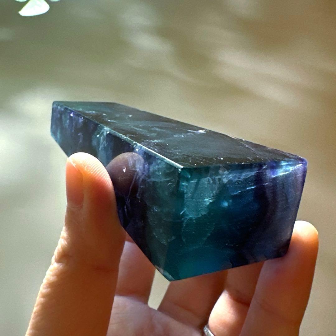 ブルーフローライト　タワー　183.3g10.3 フローライト Fluorite
