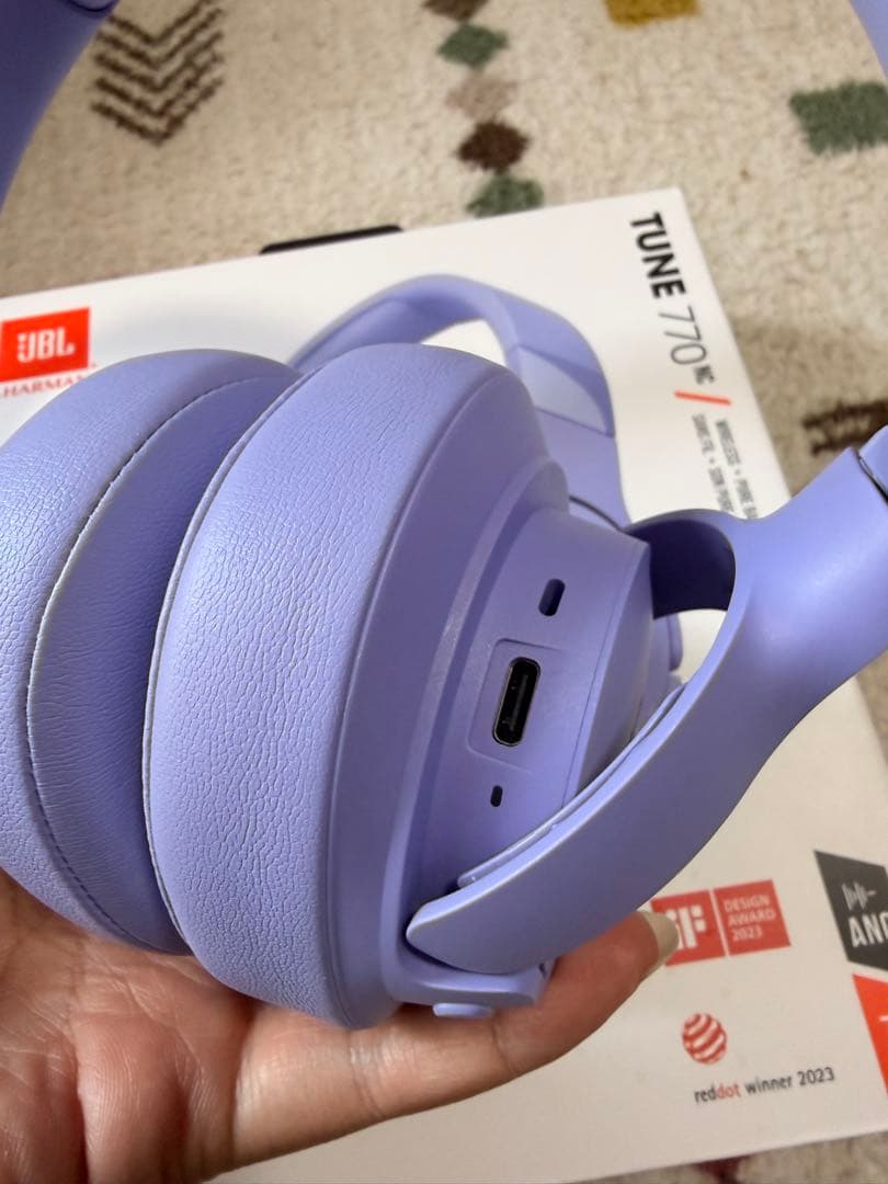 JBL TUNE 770NC ワイヤレスヘッドホン ラベンダー