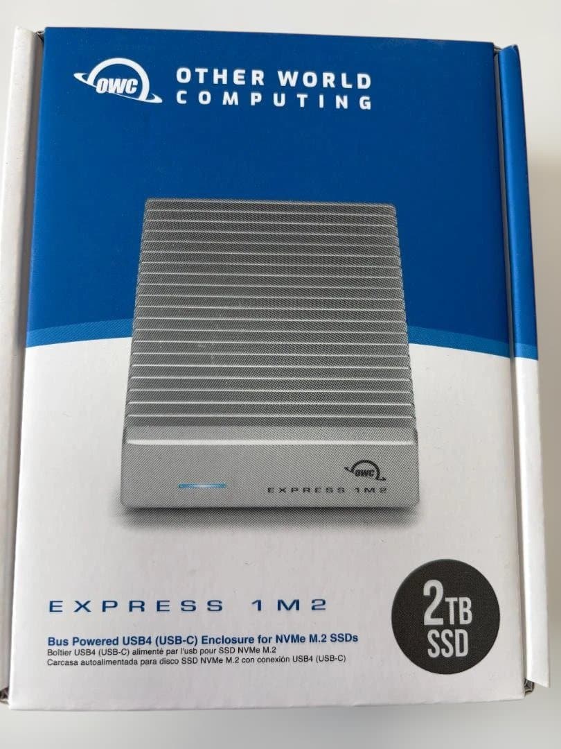 OWC Express 1M2 超高速外付SSDドライブ 40Gbps, 2TB