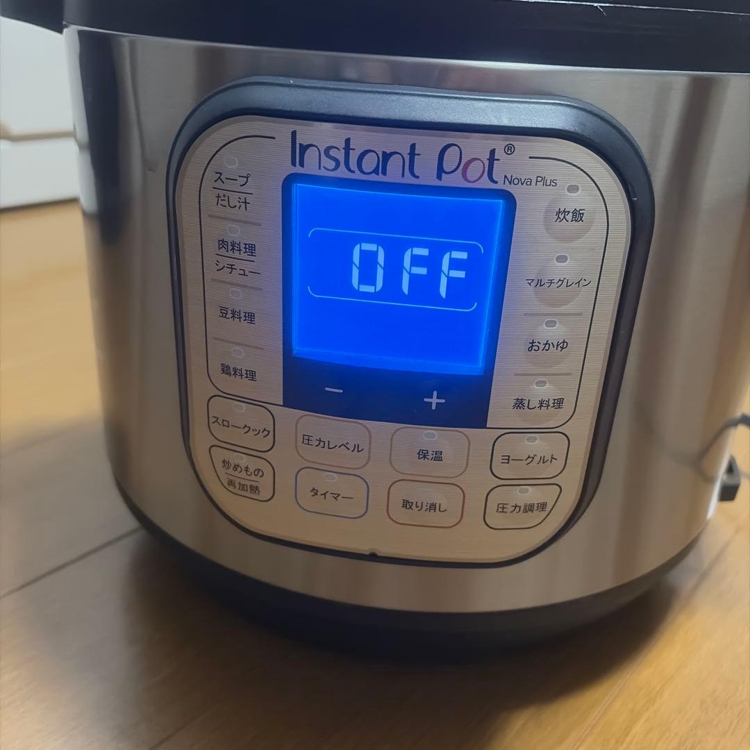 instant pot Nova Plus 60 説明書無し
