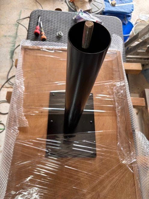 4人ボックステーブル木製 約65cm x 100cm　高さ72cm