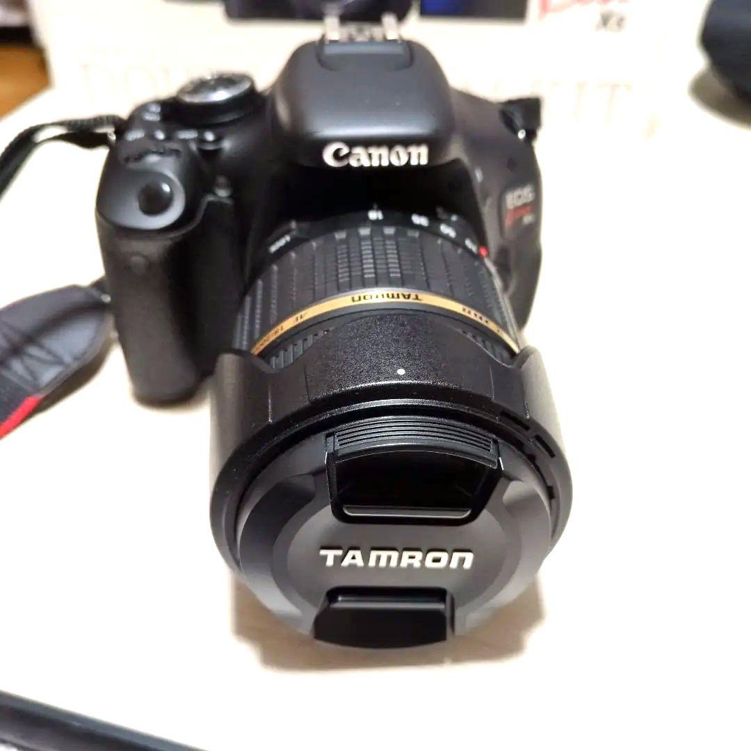 Canon EOS Kiss X5 ダブルズームキット＋ タムロンレンズ装着