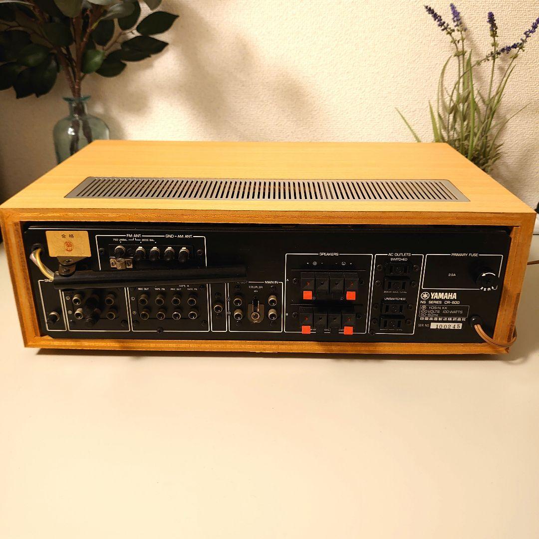 【美品・動作品】希少 YAMAHA CR-600 ステレオ レシーバー