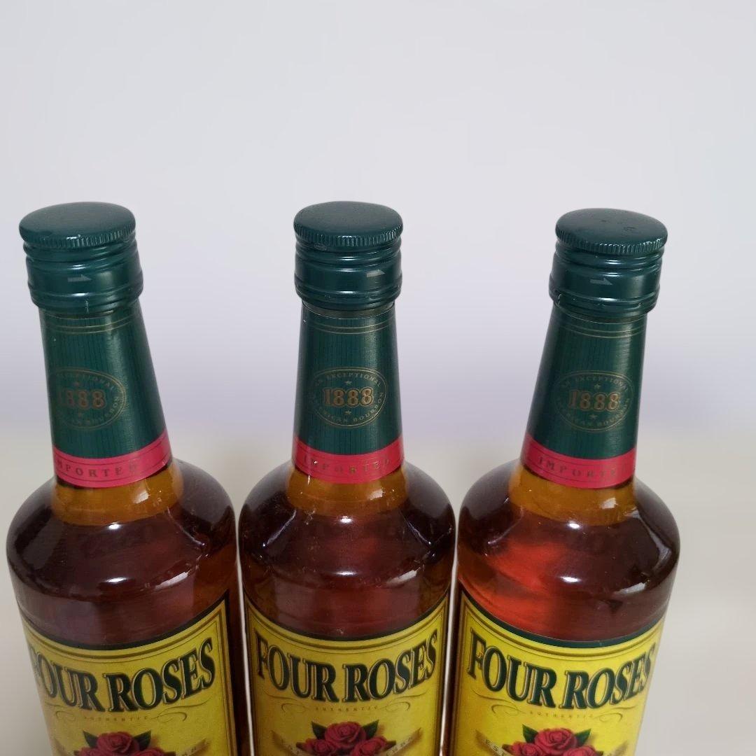 FOUR ROSESフォアローゼズ　旧ラベル　バーボン　700ml　 3本セット