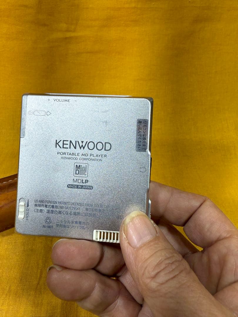 【動作品】KENWOOD MDプレーヤー DMC-T55 シルバー 動作良好