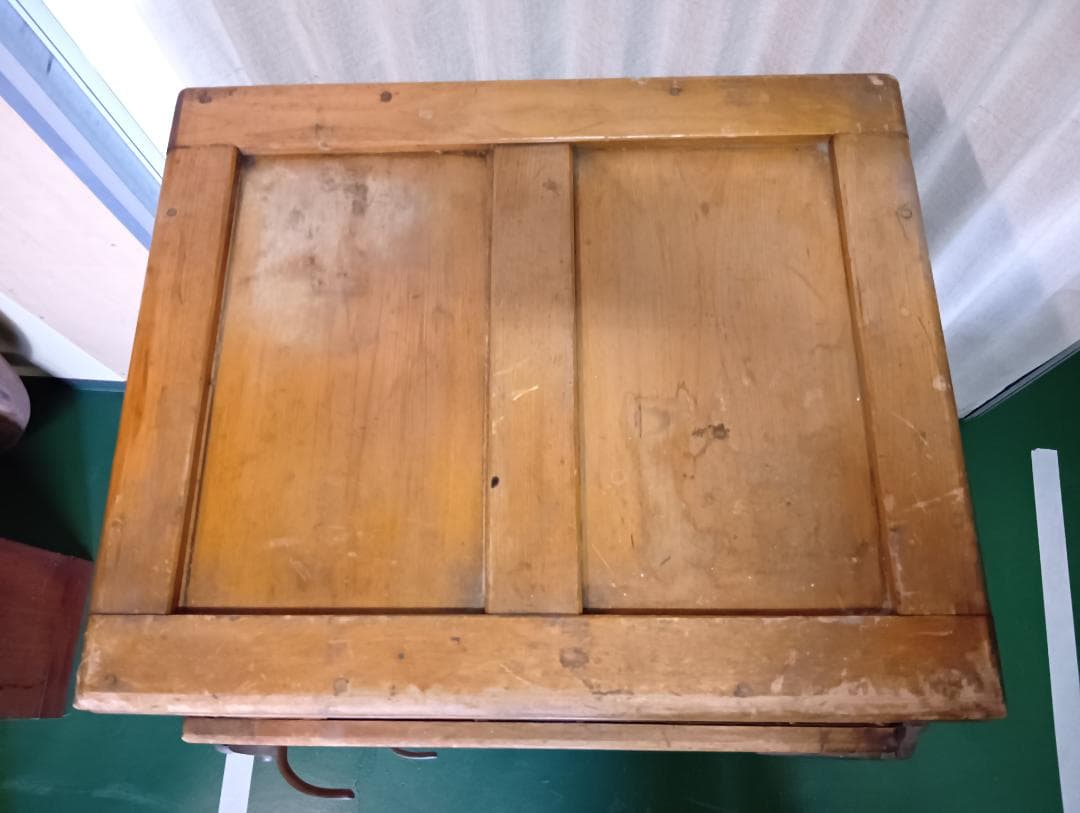 送料込み 木製 氷冷蔵庫 昭和レトロ 古道具 武蔵屋 希少品