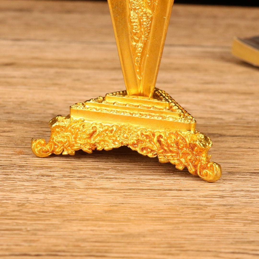 鎏金法器 韋陀金剛杵 降魔杵 彫刻 置物 開運 風水