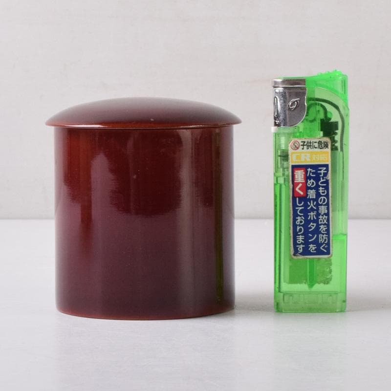茶道具　漆塗　金輪寺　棗　V　8231