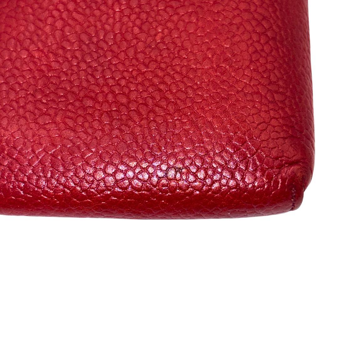 CHANEL 　シャネル　レザー　タバコケース　ヴィンテージ　ボルドー