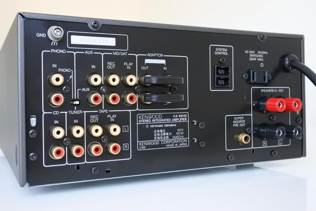 ■KENWOOD KA-1001G プリメインアンプ 正常動作品 ■