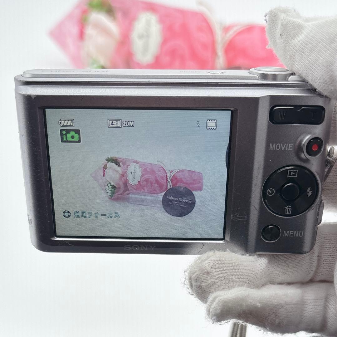 SONY DSC-W810 コンデジ バッテリー付 充電器付