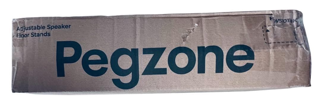 【新品・未使用】PEGZONE スピーカースタンド 角度調節可能 ブラック