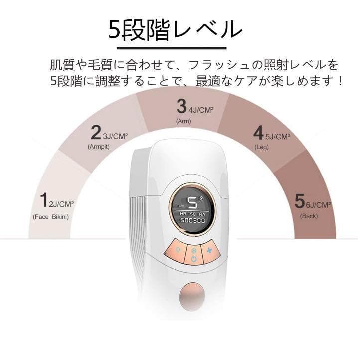 ❤この1台で脱毛サロン級の脱毛と美肌エステが同時に施せる♪❤IPL光脱毛器