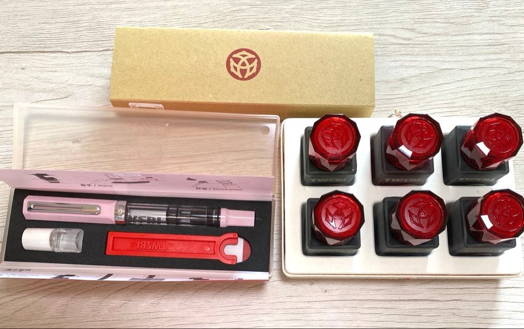 TWSBI 吸入式万年筆 ECO インク6本付き