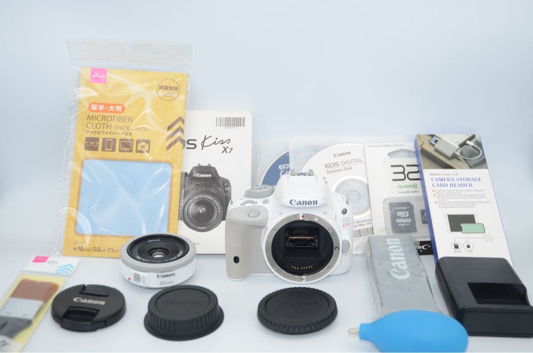 CANON KISSX7 ホワイトスマホ転送セット