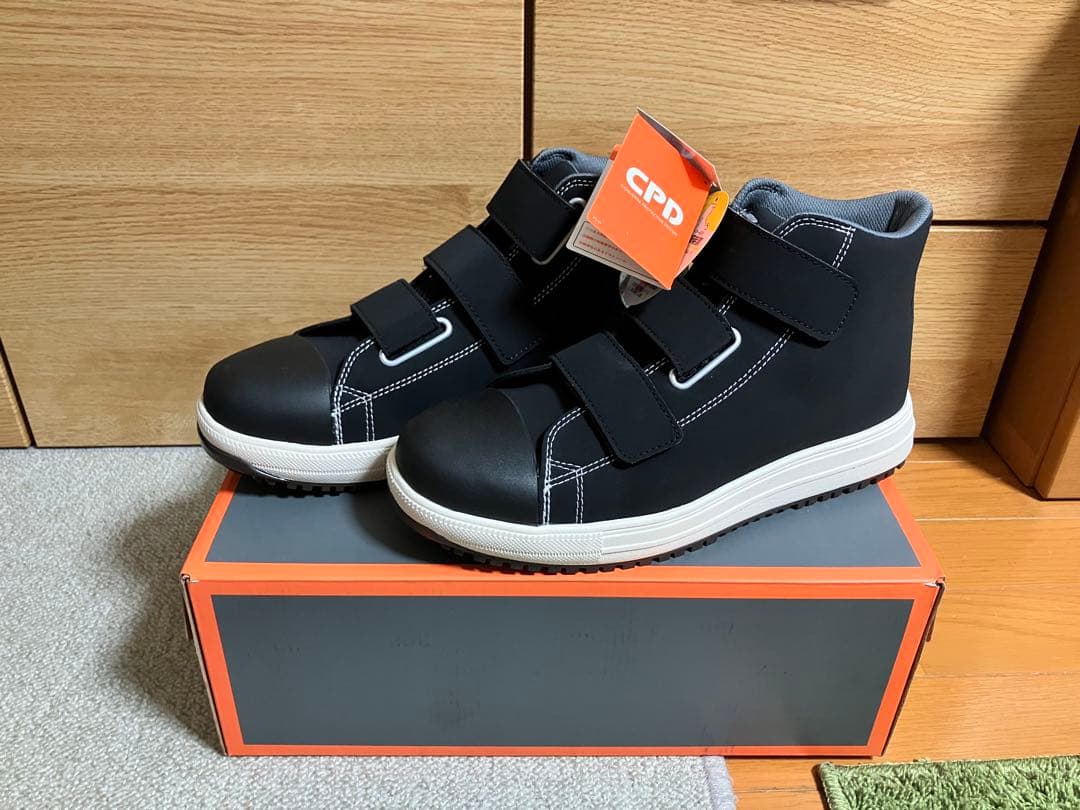 CONVERSE 安全靴　白/黒　1足