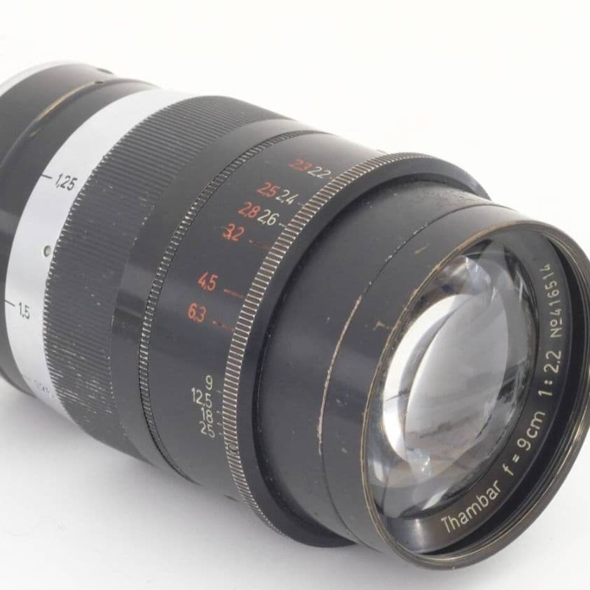 Leitz THAMBAR 2.2/90 L39 +特製M42カプラーLEICA