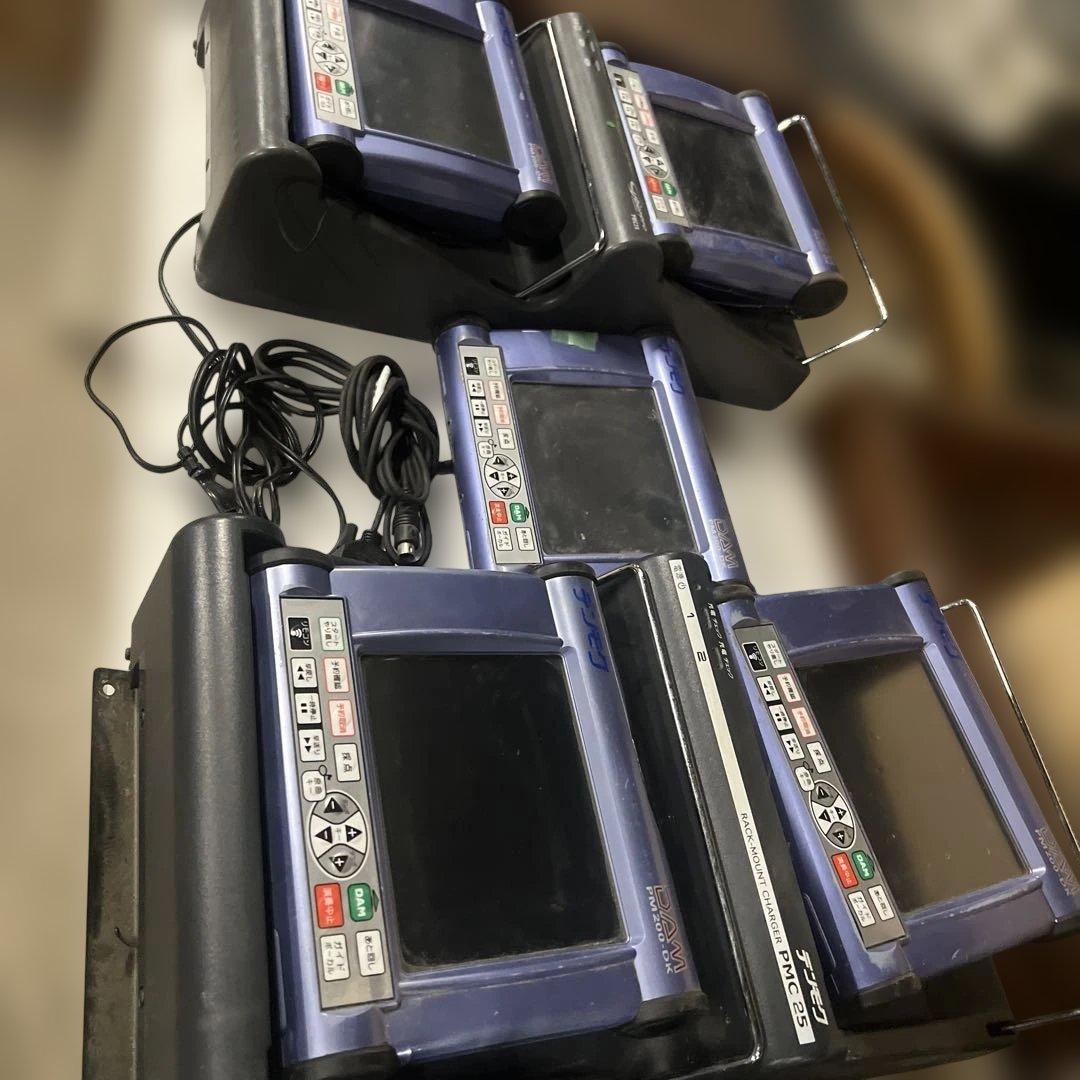 DAM PW200-DK 5台セット + 充電スタンド　DAMーG30セット