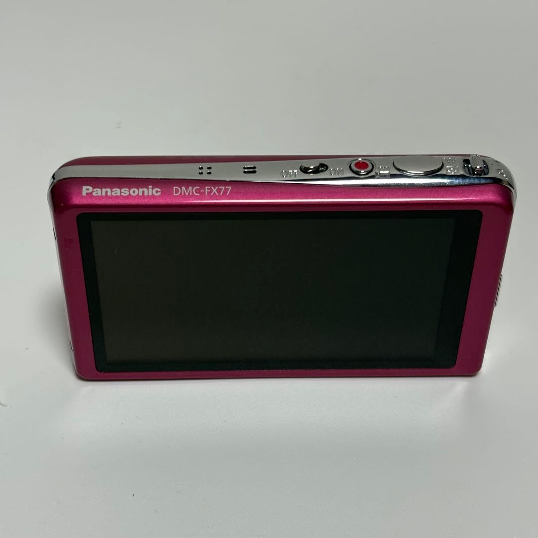 美品 LUMIX DMC-FX77 ピンク LEICAレンズ搭載 フルHD動画