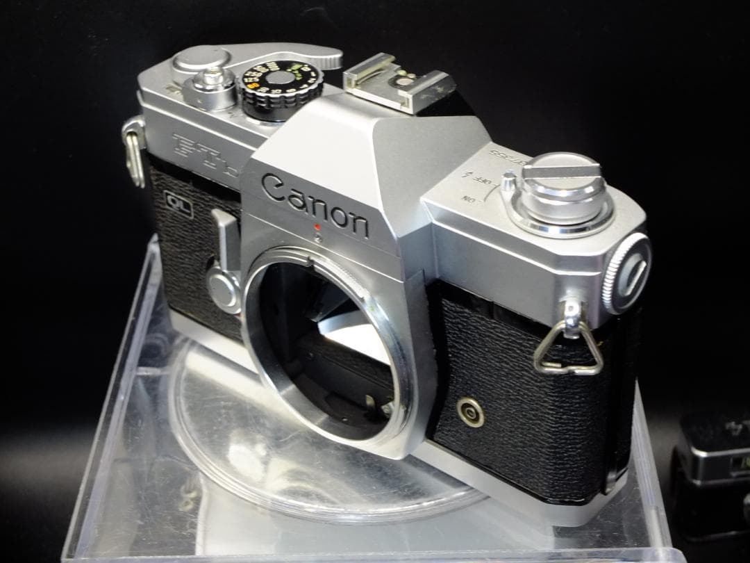 キャノンFTb前期型シルバーボディー　【実写確認整備品】