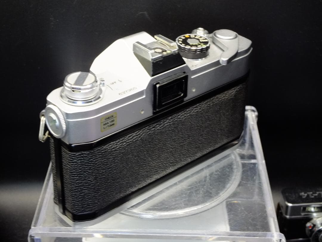 キャノンFTb前期型シルバーボディー　【実写確認整備品】