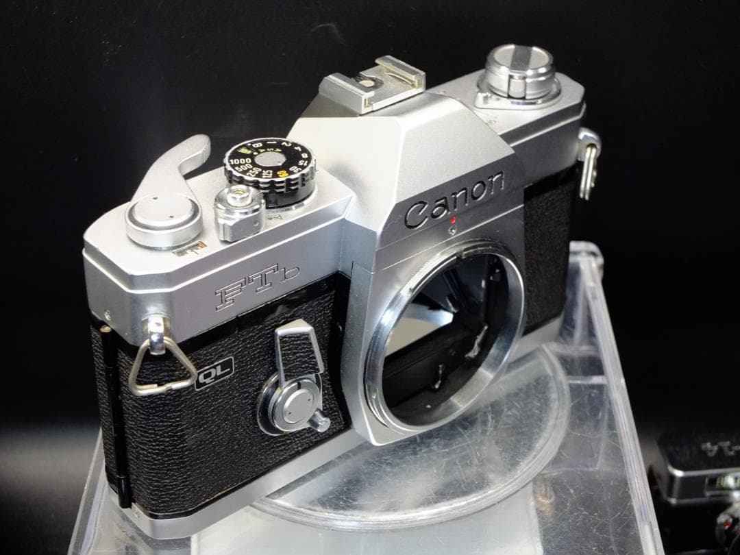 キャノンFTb前期型シルバーボディー　【実写確認整備品】