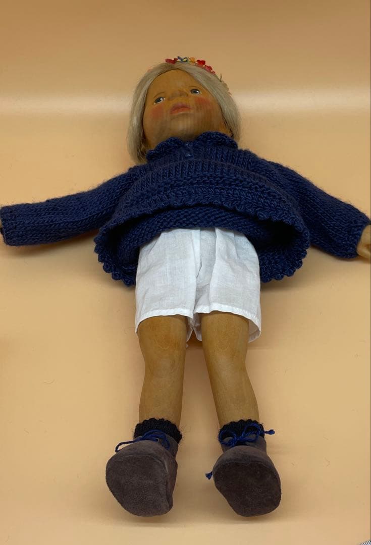ポングラッツ人形　オールウッド 身長約37cm 小麦色の肌の子