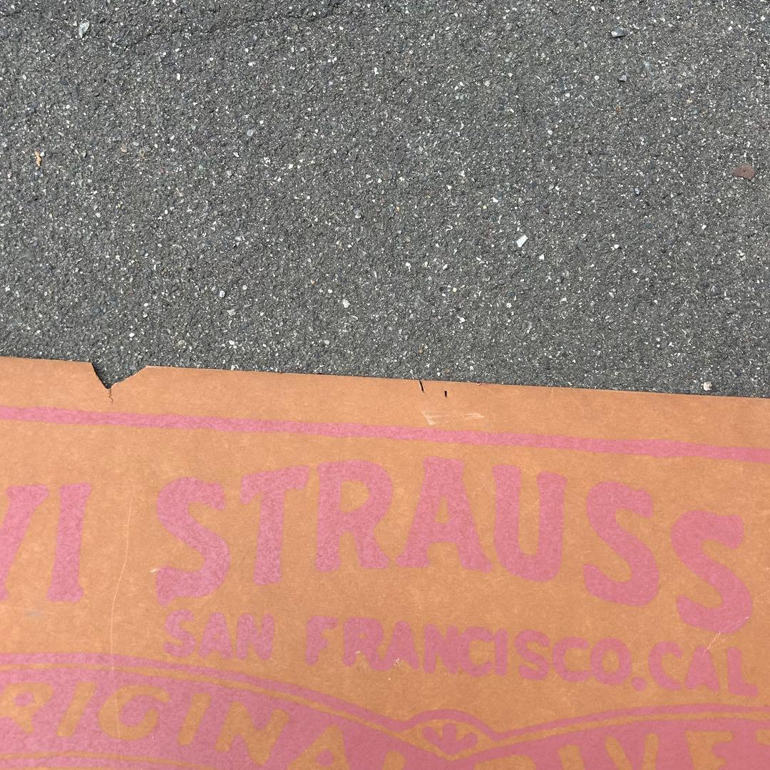 超希少 Levi's 大判ポスター 看板 ディスプレイ　72cm×100cm