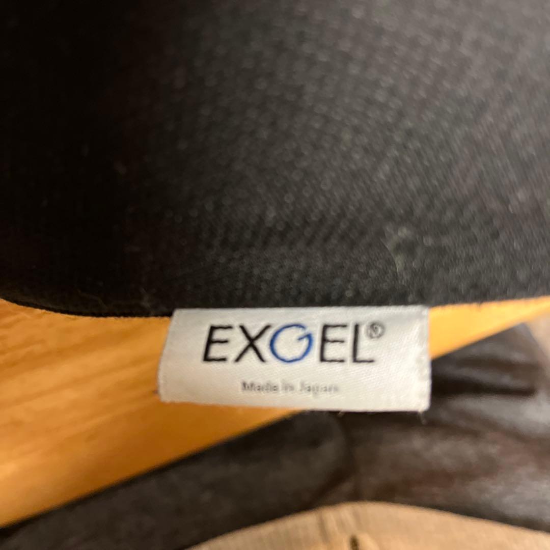 EXGEL 姿勢矯正ハグドライブバッククッション黒