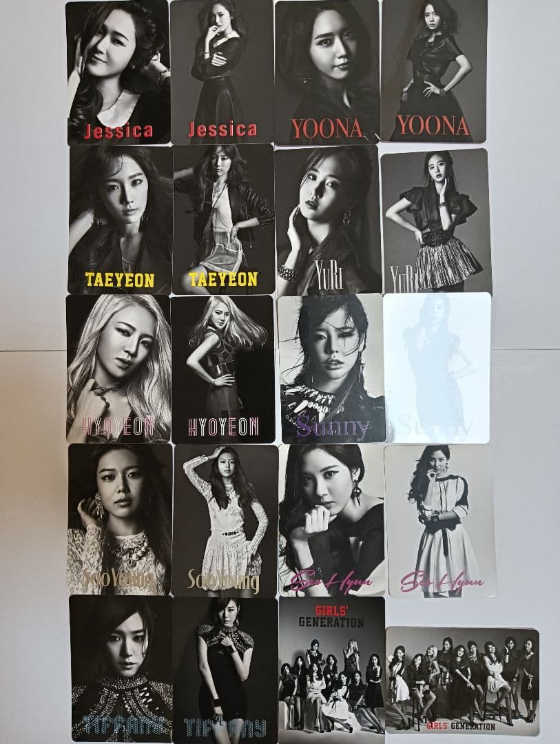 【新品同様/希少】少女時代 Japan 3rd Tour カード全20種コンプ