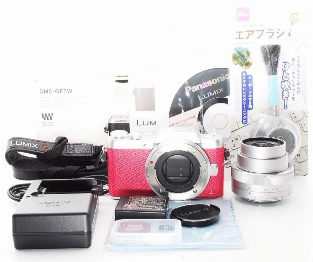 美品✨パナソニック LUMIX GF7✨高性能ミラーレス一眼✨WiFi転送