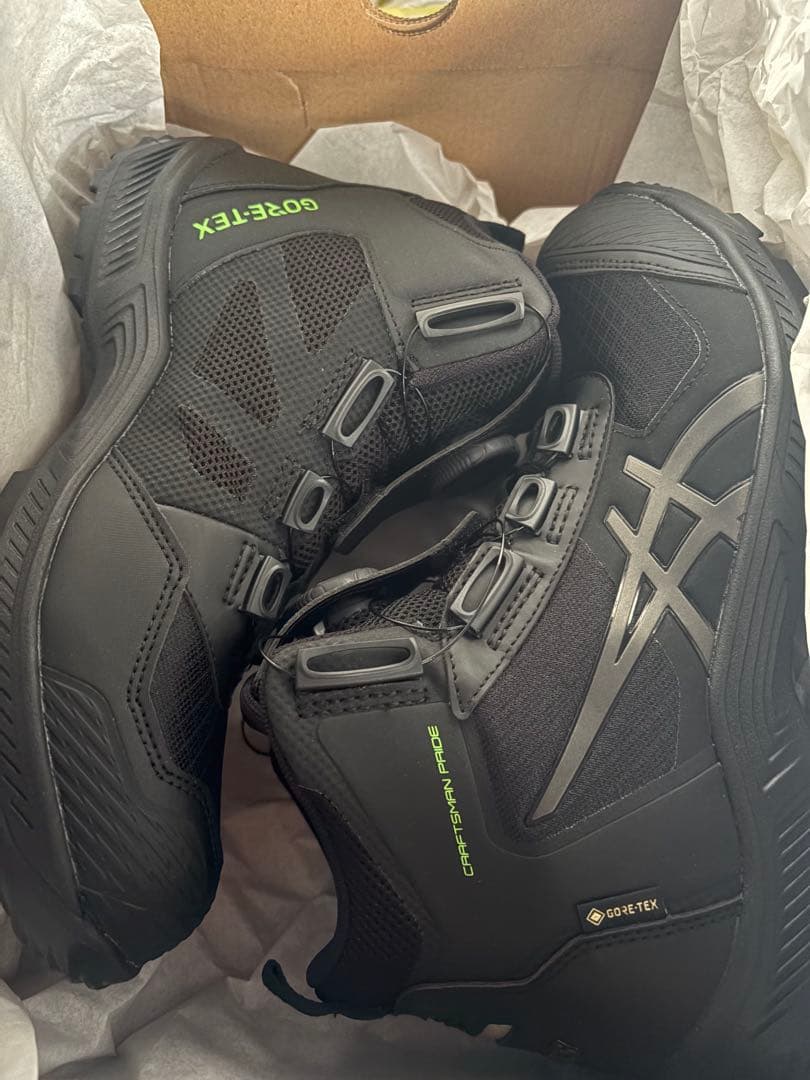 P*K様 ASICS ウィンジョブ BOA CP604 ブラックxガンメタル 2